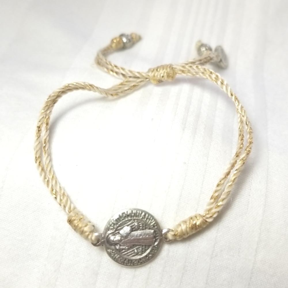 My Saint My Hero Gold Silver Bracelet